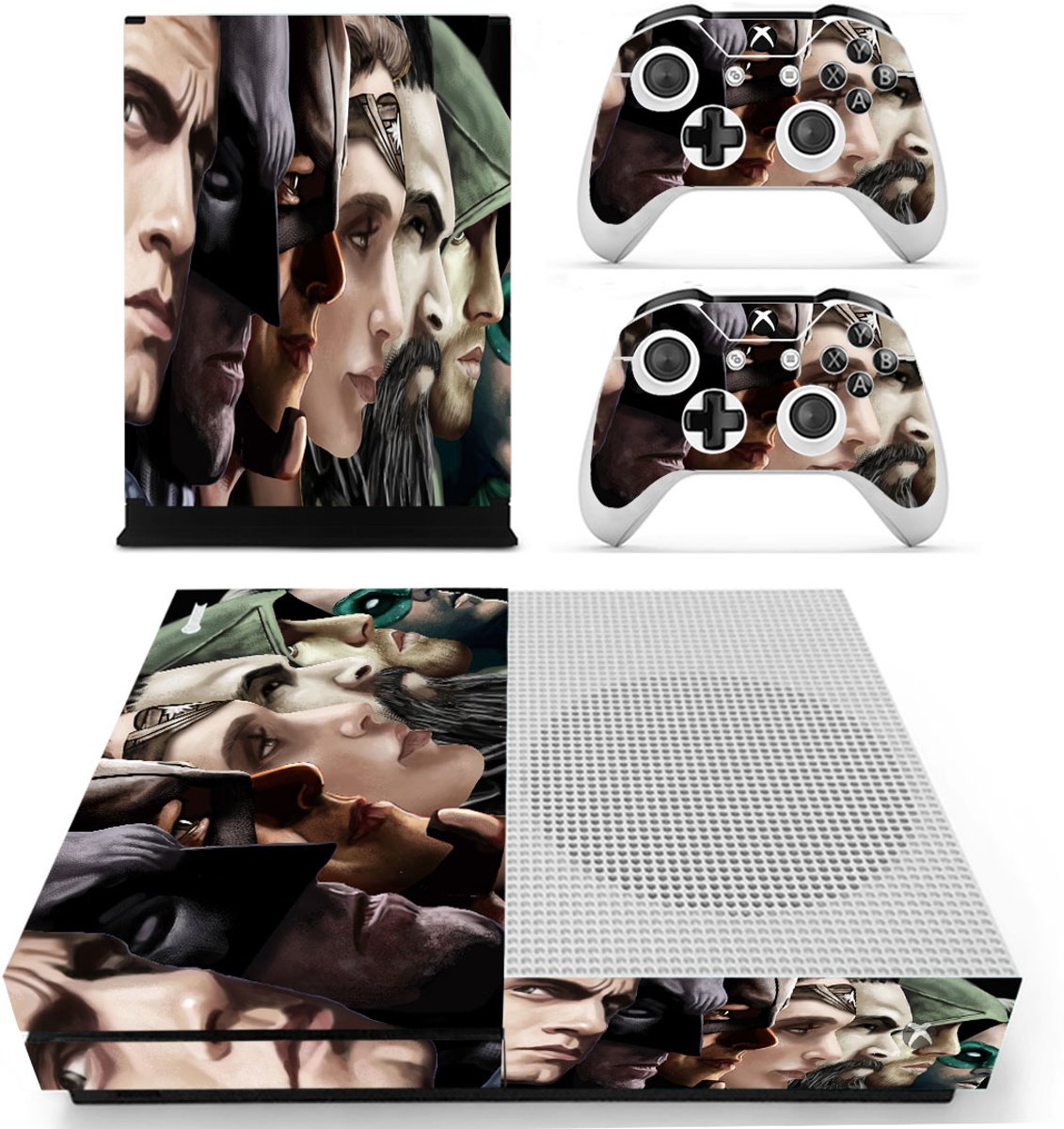 “Superheroes” Xbox One S skin